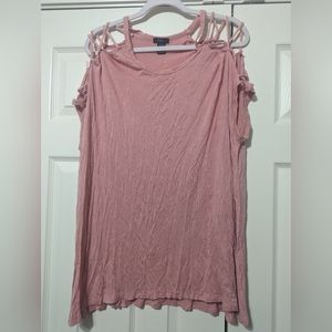 Rue 21 Peach Blouse (XL)